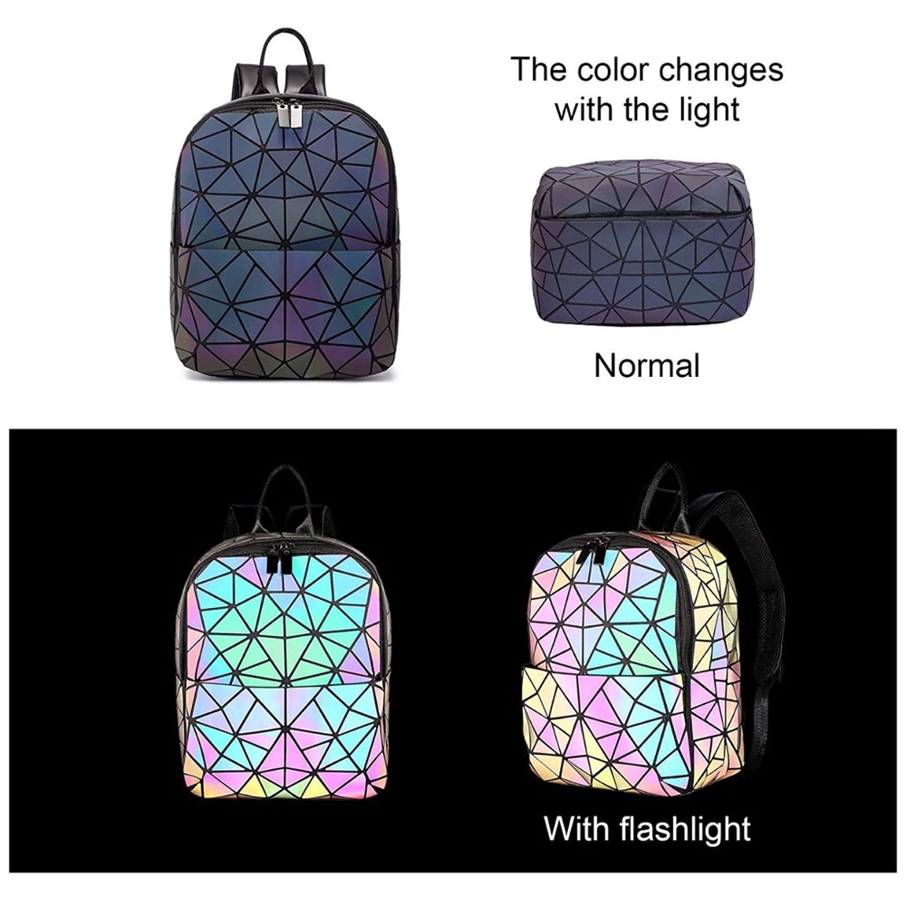 Geometric Luminous Backbag - Picture 3 of 6